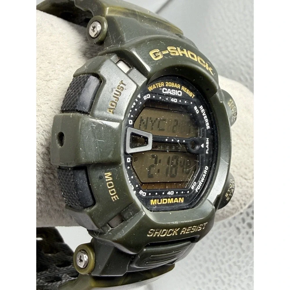 Casio G-9000MC Mudman G-Shock New Battery Camouflage Mens Watch 45MM 9